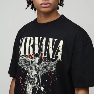 Camiseta oversize para hombre, corte holgado, hombros caídos, algodón grueso, estilo streetwear, fabricante mayorista - Product Image 5