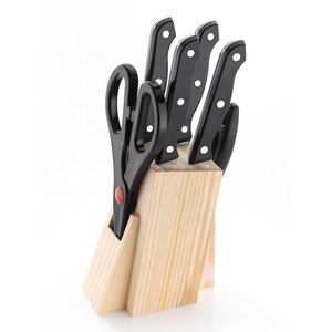 Juego de cuchillos de cocina multiusos Cuchillas de acero inoxidable duraderas con mangos ergonómicos para picar y rebanar - Product Image 6