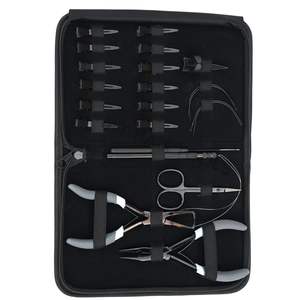 Kit de Herramientas para Extensiones de Cabello con Alicates para Quitar Cuentas, Gancho para Separar Cabello, Tijeras de Dedo para Separar Cabello y Set de Pinzas de Sección - Product Image 1