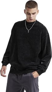 Sudaderas de Primera Calidad con Lavado Ácido, 100% Algodón, Felpa Gruesa, Estilo Urbano Retro, Personalizadas con Estampado, para Invierno - Product Image 4