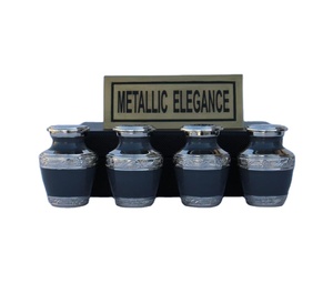 สินค้าขายดี คุณภาพสูง งานฝีมือ พร้อมจัดส่ง กล่องเก็บอัฐิทองเหลืองสไตล์อเมริกัน ดีไซน์หรูหรา สำหรับบรรจุอัฐิมนุษย์ - Product Image 1