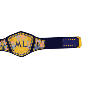 ML Wrestling Championship Belt - Unique Design with High-Quality Craftsmanship Perfect for Collectors Fans and Events - Product Image 4