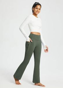 Leggings noirs taille haute pour femmes, coupe ajustée, tricotés en coton et élasthanne, couleur unie, respirants, longueur intégrale, pour l'hiver et le quotidien - Product Image 4