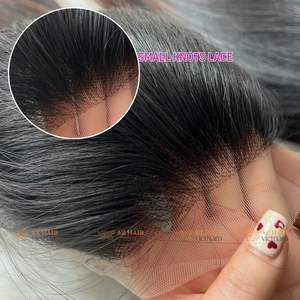 Meilleur Prix de Gros Pointe Brune Extensions de Cheveux Humains Vierges Vietnamiens Remy Style Droit HD pour Perruque Machine Double - Product Image 6