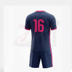 ชุดฟุตบอล ชุดกีฬาฟุตบอล แห้งเร็ว ระบายอากาศได้ดี เสื้อและกางเกงขาสั้น สำหรับสโมสร โรงเรียน ทีม รับผลิตแบบ OEM ODM - Product Image 3