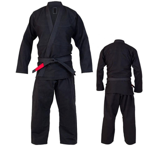 Women's Black Mixed Martial Arts Gi 100% Cotton Durable Heat-Transfer Printed 400g Fabric Weight <b>Athletic</b> Adult Uniform - Product Image 4