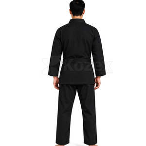 Uniforme de Dobok d'arts martiaux mixtes durable avec logo frontal, 100 % coton, léger et à séchage rapide pour l'entraînement, la compétition et l'usage quotidien - Product Image 2