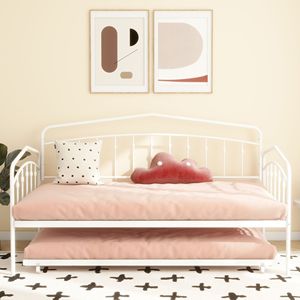 Divano letto White Fox con letto estraibile per camerette dei bambini - Product Image 2