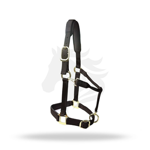 Harnais de cheval en nylon rembourré, réglable et confortable, collier équestre - Product Image 1