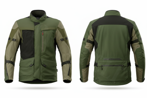 เสื้อผ้าเซฟตี้ขายส่งคุณภาพสูง เสื้อแจ็คเก็ตมอเตอร์ไซค์กันน้ำ ทนทาน พร้อมแผ่นป้องกันและสายรัดปรับได้ เสื้อแจ็คเก็ตมอเตอร์ไซค์ - Product Image 3