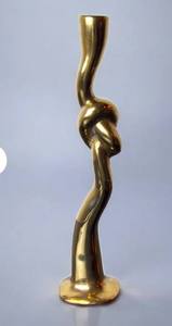 Bold Blossom Zigzag Shape <b>Brass</b> Handmade <b>Candlesticks</b> Modern Decorative Candle <b>Holder</b> High Quality Home Hotel Wedding Event - Product Image 3