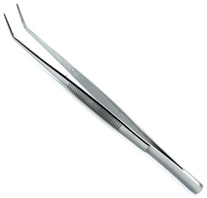 Dental Tweezers Finish Polish Tissue <b>Pliers</b> Stainless Steel Deluxe Cushion High Quality Surgical Straight Manual Class I CE - Product Image 5