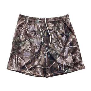 Manufacturer Premium Youth Sublimation Double <b>Layer</b> Gym Basketball Men Custom Logo Mesh Shorts With Pockets - Product Image 5