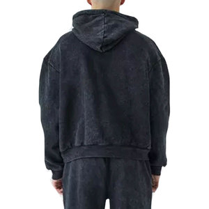 Acid Wash Tracksuit <b>Set</b> Wholesale Oversized Hoodie <b>Jogger</b> <b>Matching</b> Apparel Custom Design Streetwear Sportswear Outfit - Product Image 6