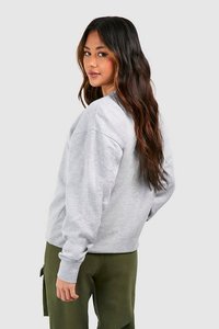 Sudadera con Capucha Extra Grande para Mujer, Estilo Urbano, Ecológica, 100% Algodón, con Hombros Caídos, Manga Larga, Informal - Product Image 3