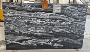 Dalles de marbre noir océanique pour plans de travail - Product Image 5