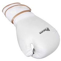 Guantes de Boxeo de Entrenamiento de Alta Calidad, 10oz-16oz, Cuero, Logotipo OEM Rojo Personalizado, Cierre de Gancho y Bucle, Impresión Digital