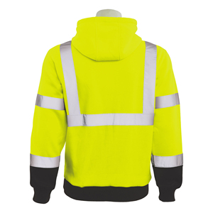 เสื้อฮู้ดทำงานแบบสะท้อนแสง LED ความปลอดภัยสูง ผ้าฝ้าย/โพลีเอสเตอร์ สำหรับผู้ชาย  รับสกรีนโลโก้ตามแบบ - Product Image 2