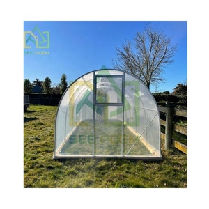 <span class=keywords><strong>Serre</strong></span> couverte de film plastique avec porte coulissante <span class=keywords><strong>Serre</strong></span> de jardin étanche pour légumes et fleurs - Product Image 6