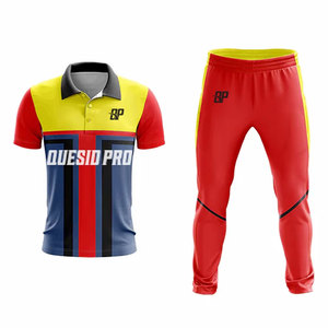 Customized Sublimation Cricket Uniform Set Men Button Down Dart <b>Bowling</b> Jerseys Pants Unisex Polo Jerseys Trouser Set Sportswear - Product Image 2