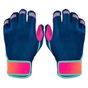 Gants de frappe de baseball sur mesure, fabriqués au Pakistan en cuir véritable, fournis directement par l'usine à un prix raisonnable. - Product Image 1