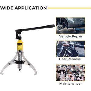Extractor de Engranajes Hidráulico Ajustable de 2/3 Mordazas, Separador de Rodamientos para Engranajes y Rodamientos - Product Image 6