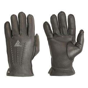 Gants en cuir de vache véritable pour hommes, mitaines pour écran tactile, chauds et épais, résistants au froid, doublure intérieure en laine cachemire - Product Image 4