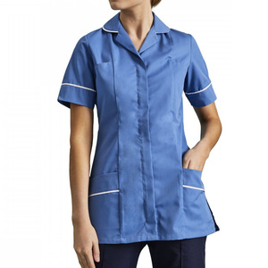 Factory Custom Medical <b>Scrub</b> Uniform Stand Collar <b>Jogger</b> <b>Scrubs</b> Hospital Nursing Uniform Set with Custom Logo - Product Image 4
