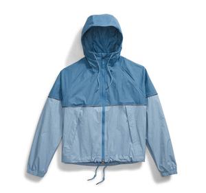 Veste coupe-vent tendance grande taille pour femme, bloc de couleur, fermeture éclair en nylon avec col montant et décoration brodée, nouvel arrivage - Product Image 1