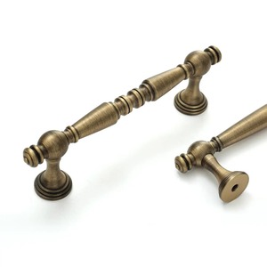 Manijas Clásicas Europeas de Zinc para Gabinetes, Tiradores Retro Dorados para Cajones, Perillas para Dormitorio, Hotel, Sala de Estar, Herrajes para Muebles - Product Image 2
