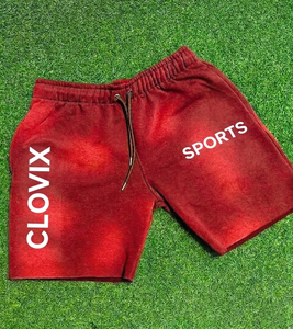Clovix Sports High Quality Custom Acid <b>Wash</b> Shorts Men Streetwear Sweat Shorts Heavy Cotton Gym Short Factory Direct Supply - Product Image 5