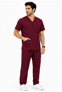 Pantalon de travail médical sur mesure pour homme, respirant, extensible, pour médecins, infirmiers, hôpitaux, professionnel, confortable. - Product Image 5