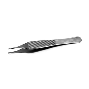 Pinces de dissection manuelles à prix bas pour la fabrication en gros, pinces à tissus dentelées en acier inoxydable pour pansements - Product Image 1