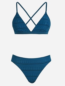 Ensemble de lingerie sexy pour femmes, soutien-gorge et bikini en dentelle, effet push-up - Product Image 6