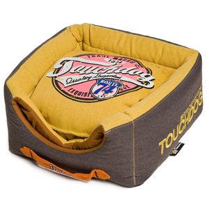 Cuccia per Cani 2-in-1 Convertibile e Reversibile, Stampa Vintage, Pieghevole, Letto per Animali Domestici - Product Image 1