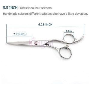 Professionnel de haute qualité en acier inoxydable ciseaux de coiffeur noir Plasma Salon outil de coupe de cheveux outil de beauté pointu - Product Image 2