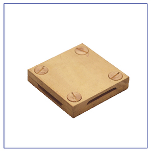 Pince de test carrée en laiton à haute conductivité, connecteur de mise à la terre pour systèmes de protection contre la foudre, raccord de tige de mise à la terre - Product Image 3