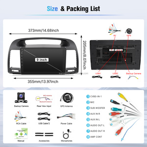 Tốt nhất cung cấp HD màn hình cảm ứng điều khiển từ xa Stereo Player Navigation Android Auto Carplay gương liên kết đảo ngược máy ảnh đài phát thanh xe - Product Image 6