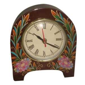 Reloj de Mesa de Lujo con Números Romanos Dorados, Marco de Metal Negro, Reloj de Escritorio Vintage, Silencioso, de Cuarzo, Giratorio, Decorativo - Product Image 5