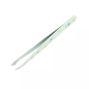 Professional Printed Pattern Eyebrow Tweezer Precision <b>Pointed</b> Slant Tip Stainless Steel Hair <b>Removal</b> Tweezer Cute Custom Design - Product Image 4