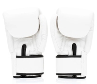 Gants de boxe professionnels en cuir Rembourrage de haute qualité Coutures robustes Excellente protection des mains Prise en main sécurisée Fermeture à boucle et crochets