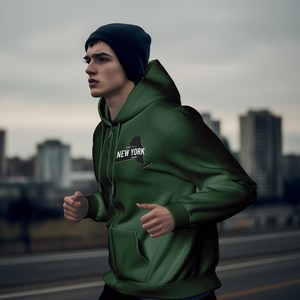 Sudaderas con Capucha Personalizadas para Hombre - Teñidas y Lavadas, de Algodón/Bambú, Anti-Pilling y Transpirables, Muestras Gratis Disponibles - Product Image 3