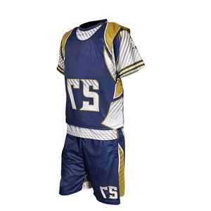 Vêtements de sport, uniforme de lacrosse, nouveau design, haute qualité, 100% polyester respirant, impression par transfert thermique, uniforme de lacrosse - Product Image 2