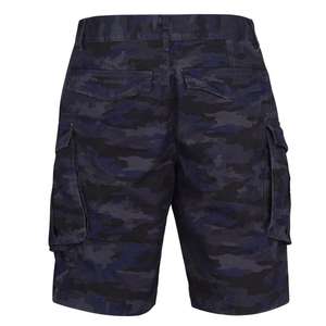 Shorts cargo pour hommes en coton respirant pour l'été, taille élastique, multi-poches, décontractés, pour l'extérieur, OEM - Product Image 4