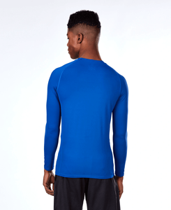Custom Logo <b>Men</b> <b>Compression</b> <b>Shirt</b> 85% Polyester 15% Spandex Muscle Fit Moisture Wicking Breathable OEM Wholesale Factory Direct - Product Image 5