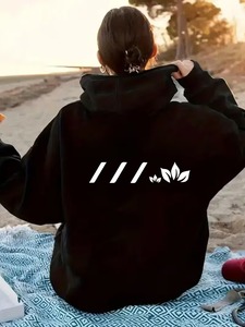 Sudaderas con Capucha Personalizadas para Mujer, Sudaderas de Algodón Grueso de 350 g/m² - Product Image 4