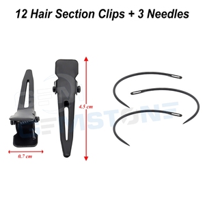 Kit Profesional de Pinzas de Boca Plana de Acero Inoxidable para Extensiones de Cabello |   Juego de Herramientas para Instalación de Micro Anillos - Product Image 6