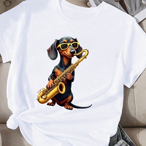 เสื้อยืดผู้หญิงดัชชุนเล่นแซ็กโซโฟน - Product Image 4