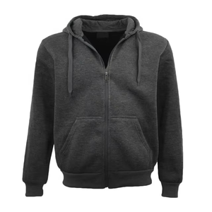 New Mens 100% Cotton <b>Zip</b> <b>up</b> Hoodies Fleece Zipper Plain <b>Jacket</b> Warm Casual Wear OEM ODM Apparel Manufacturer Hoodies - Product Image 3