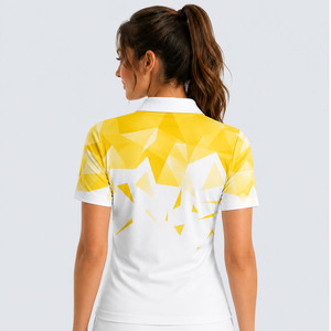 Ropa Deportiva con Logotipo Personalizado, Jersey de Golf de Manga Corta de Verano para Mujer, Talla Grande, de Alta Calidad - Product Image 2